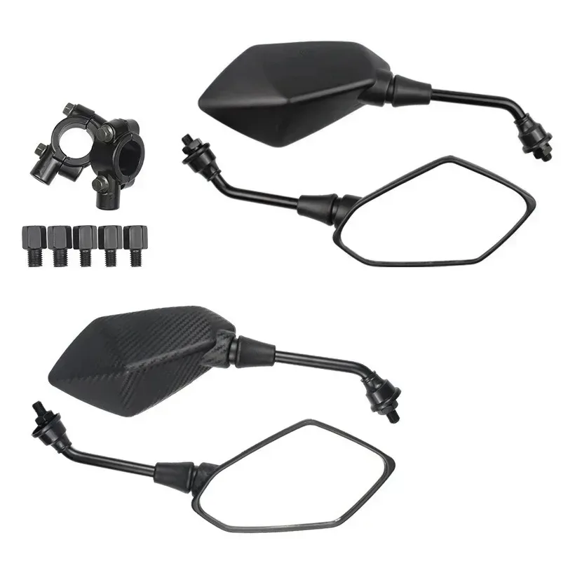 For Polaris Sportsman 400 450 500 550 570 700 800 850 Sport Rearview Rear View Side Mirrors ATV 10mm Thread Adaptor Accessories