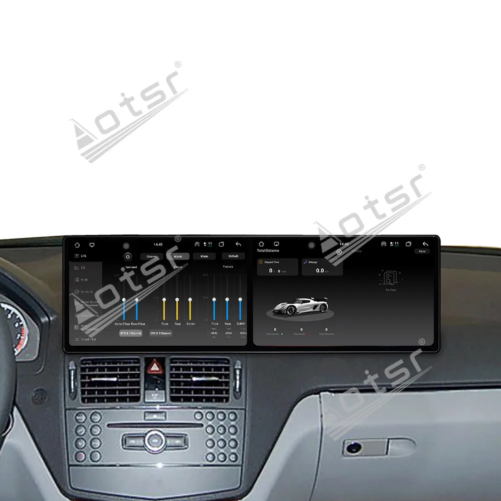 

For Mercedes-Benz C W204 2008 to 2010 Car carplay Android 15.0 Dual 9.1 inch Radio GPS navigation Stereo WIFI Multimedia Player