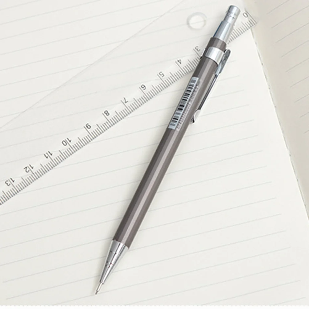 15Pcs Student Mechanical Pencil Set Retractable Tip for Exam Writing Drawing Drafting 0.7mm Refill Included