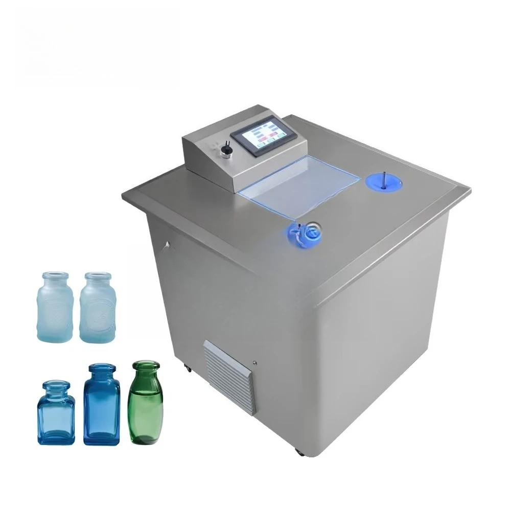 Semi Auto Double Head Perfume Cosmetic Glass Pet Glass Plastic Bottle Air Washing Machine Cleaning Machines