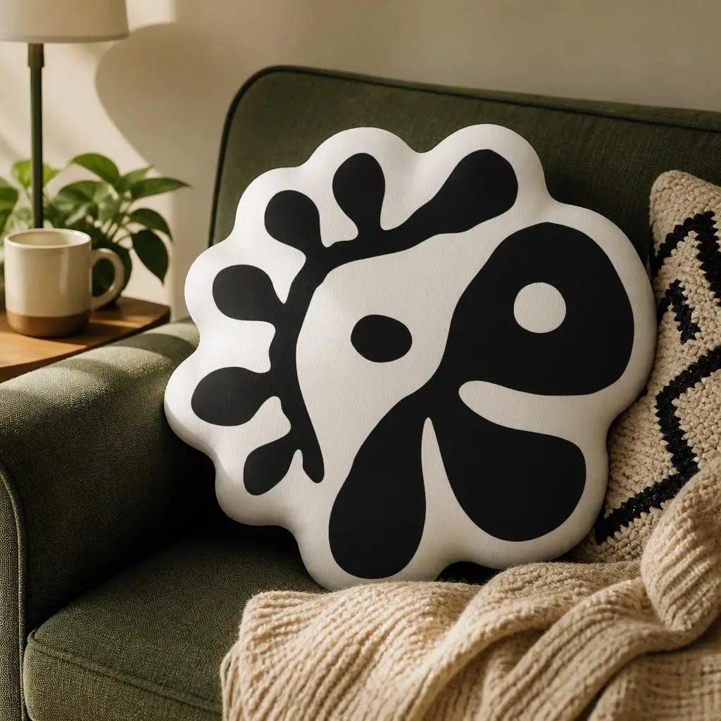 CORTIS Logo Shaped Pillow Cushion Irregular Stuffed Throw Pillow for Sofa Home Decoration Gift