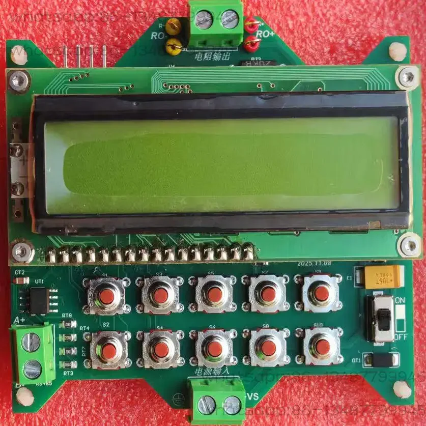 RTD Signal Generator, PT100 PT1000 RS485 0.02% Precision Temperature Simulator