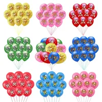 Paw Dog Patrol Cartoon Balloons Chase Skye Everest 12inch Latex Globlos Toys Children's Birthday Party Baby Shower decoration