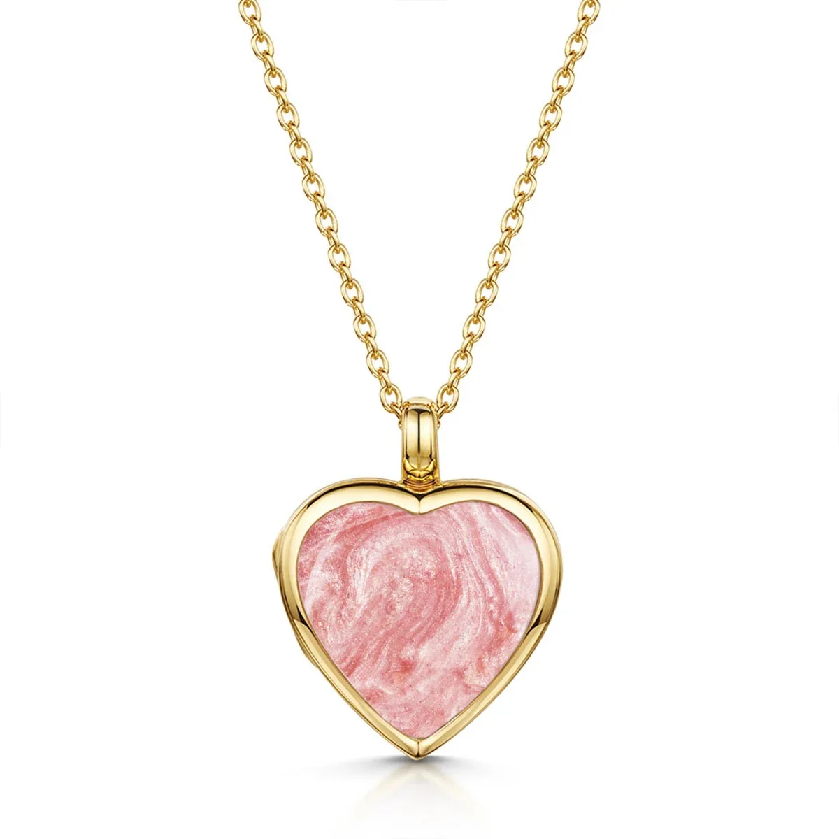 

Unisex Stainless Steel Locket Necklace Marble Texture Pendant Colorful Dopamine match office to date Daily Eye-catching Jewelry