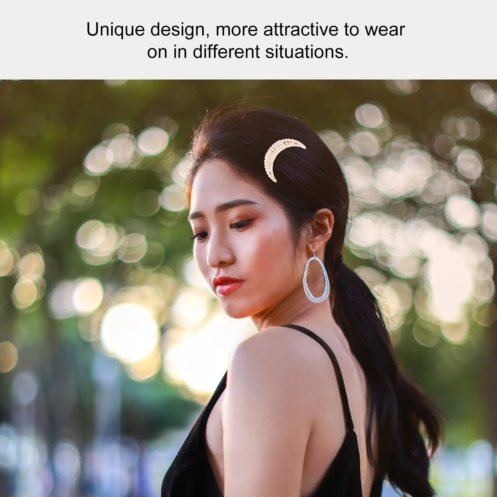 4Pcs Clip Set Rhinestone Alloy Stylish Hairpins for Girls Women Elegant Pearl Embedded Design Wedding Party Daily Wear
