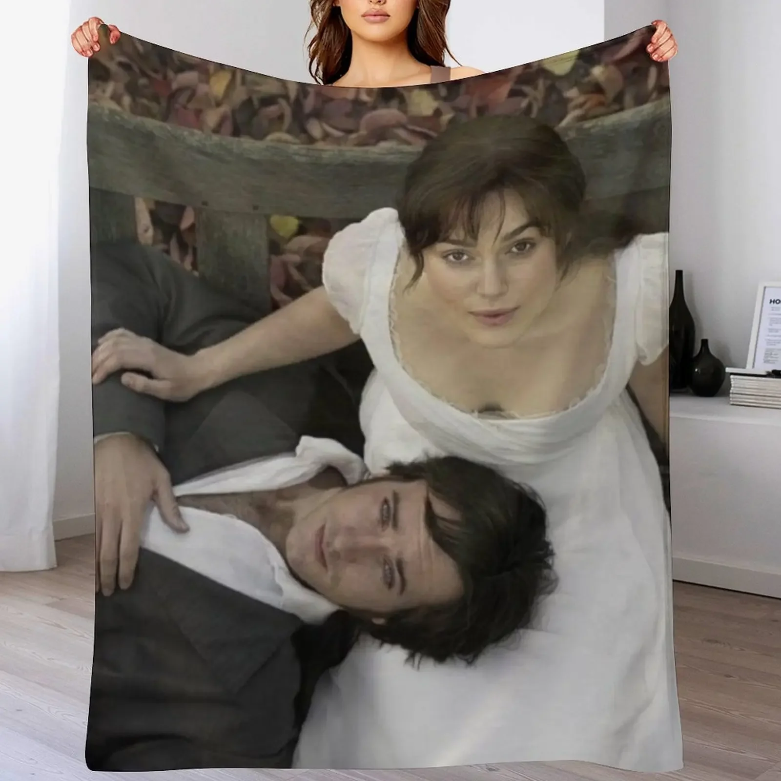 

Pride and Prejudice (2005) Throw Blanket Soft Plush Plaid Designers Hairy Blankets