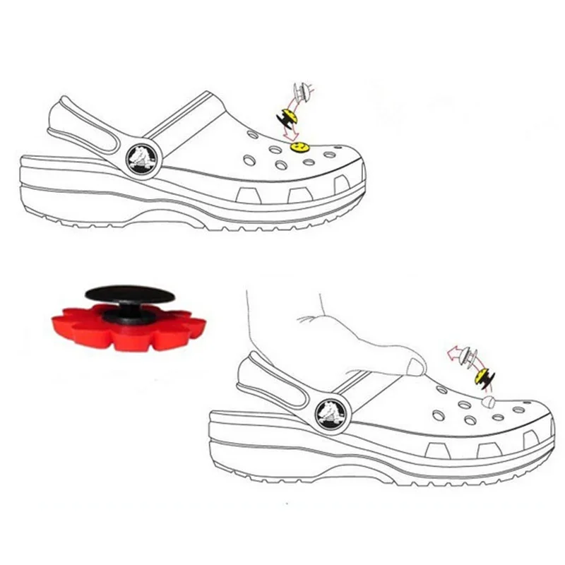 14 Pcs Anime Naruto PVC Cartoon Shoes Charms Waterproof Sandals Decorate Accessories Buckle Decorations Toys for Children Gift