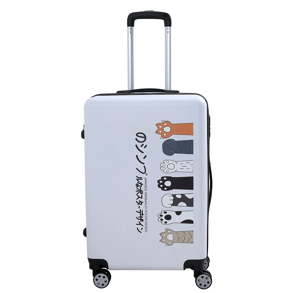 Cartoon dame Rolling Bagage Koffer Boarding Case reisbagage Case Spinner Cases Trolley studentenkoffer op wielen