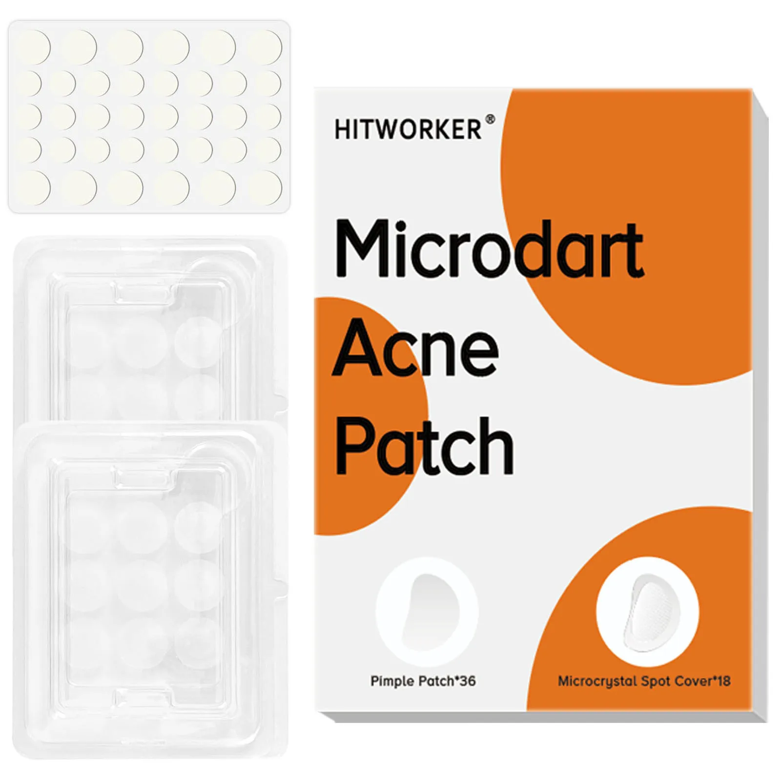 Invisible Waterproof Hydrocolloid Acne Patch for Facial Cleansing Care Essence Tool Accessory Suitable for All Skin Types