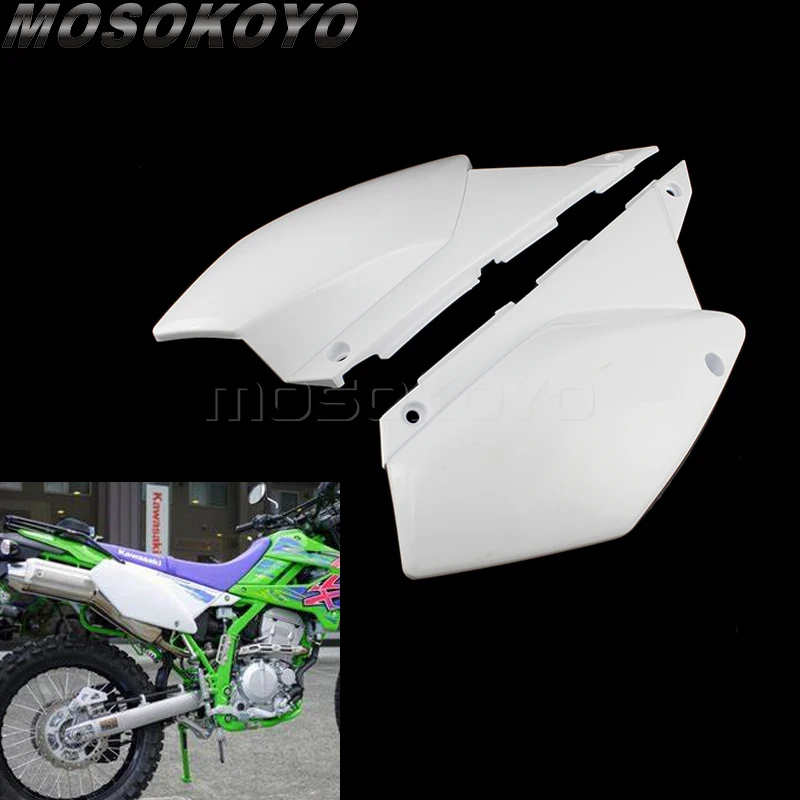 Dirt Pit Bike Side Cover For Kawasaki KLX 250 250S 250SF D-Tracker
