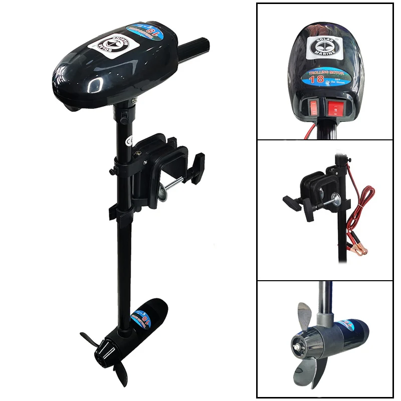 

18LBS /28LBS DC-12V Electric Boat Motor For Inflatable Boat Outboard Trolling Engine Kayak Equipment Canoe Accessories