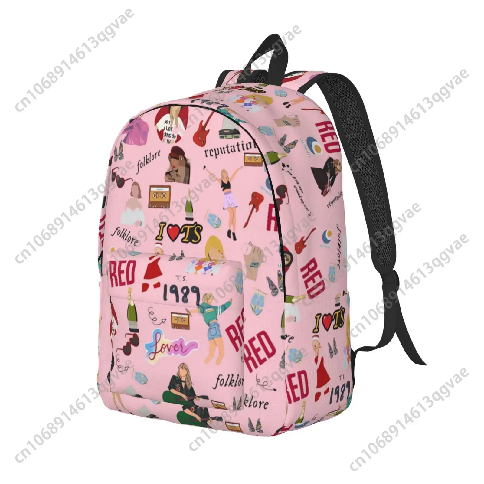 Hot 1989 American Singer S-Swifties Custom Canvas Lightweight Backpack Fashion Durable Student Men Women Business Daypack