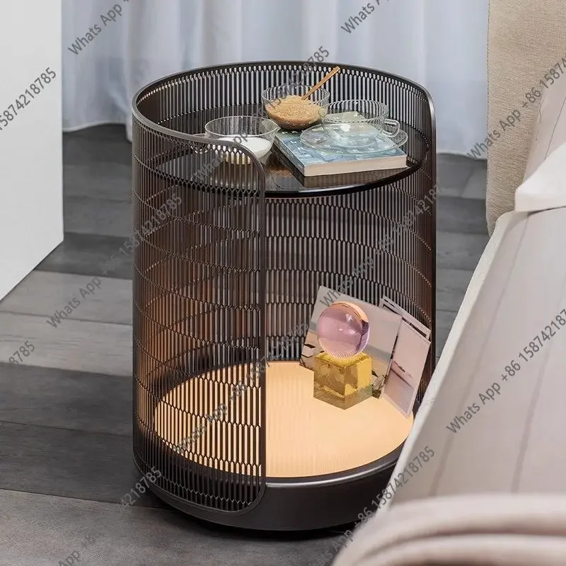 minimalist creative floor lamp bedside table living room sofa round edge several bedrooms storage table ambient  side cabinet X