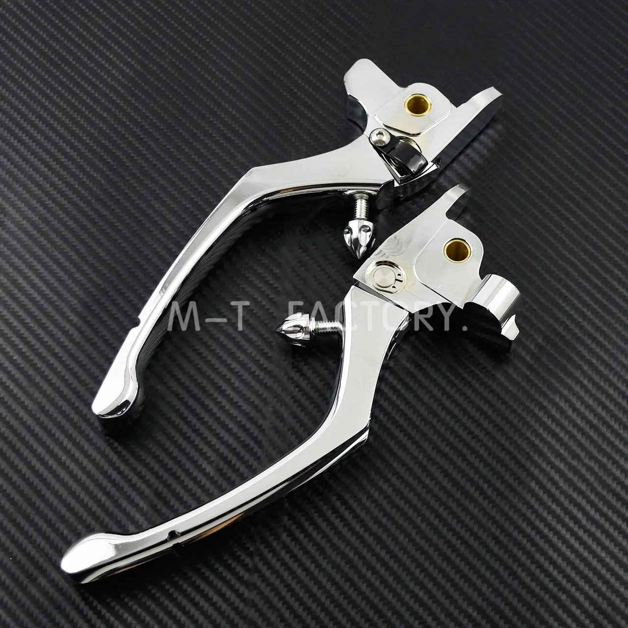 Chrome Brake Clutch Lever Regulator Clutch Set For Harley Touring 2017-Later Street Road Glide FLHR FLTRX and 2019 Trike Models