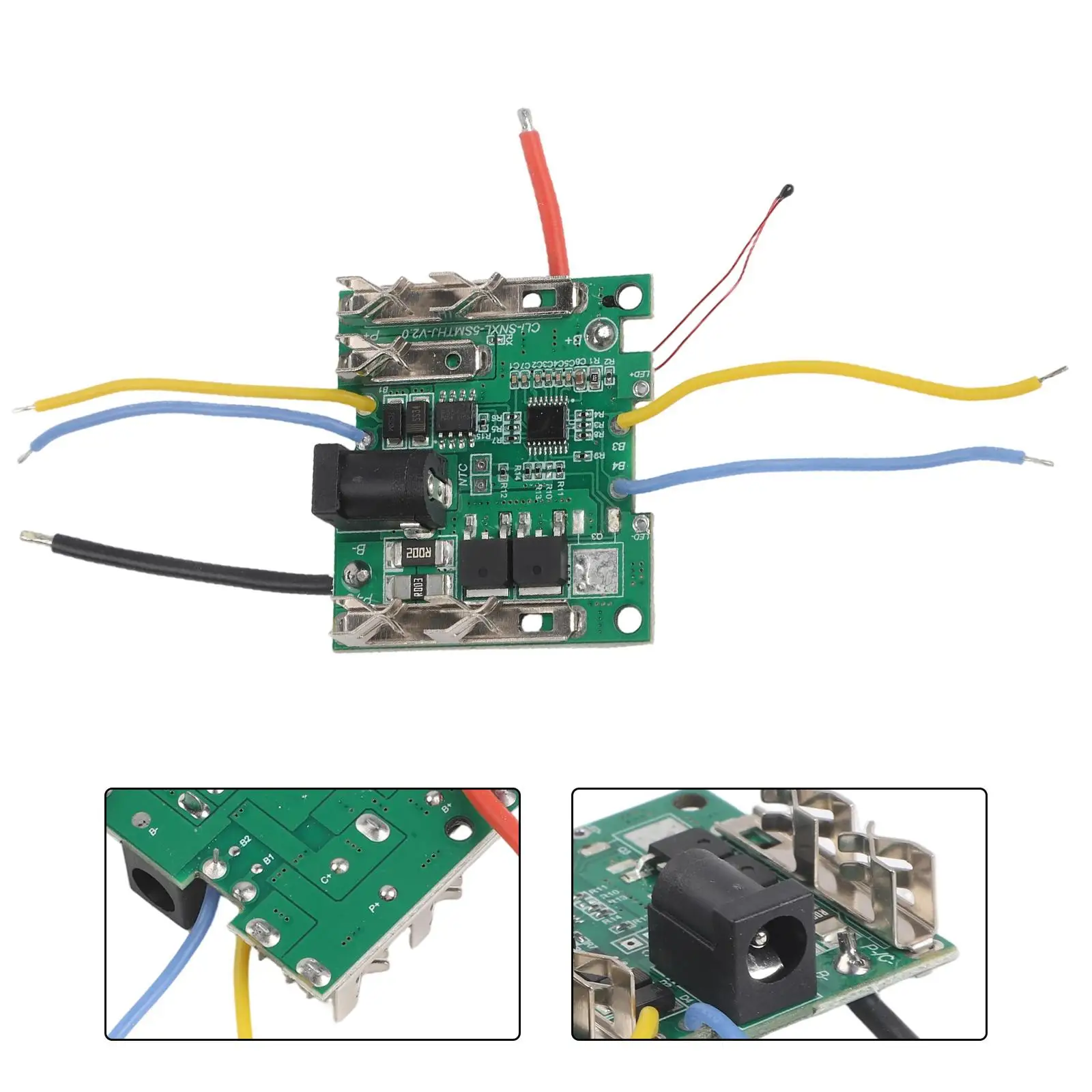 

Плата защиты Li-Ion 18В/21В 5S для аккумуляторов, совместимая с корпусами электроинструментов стандартного размера, с монтажным отверстием 45x40 мм