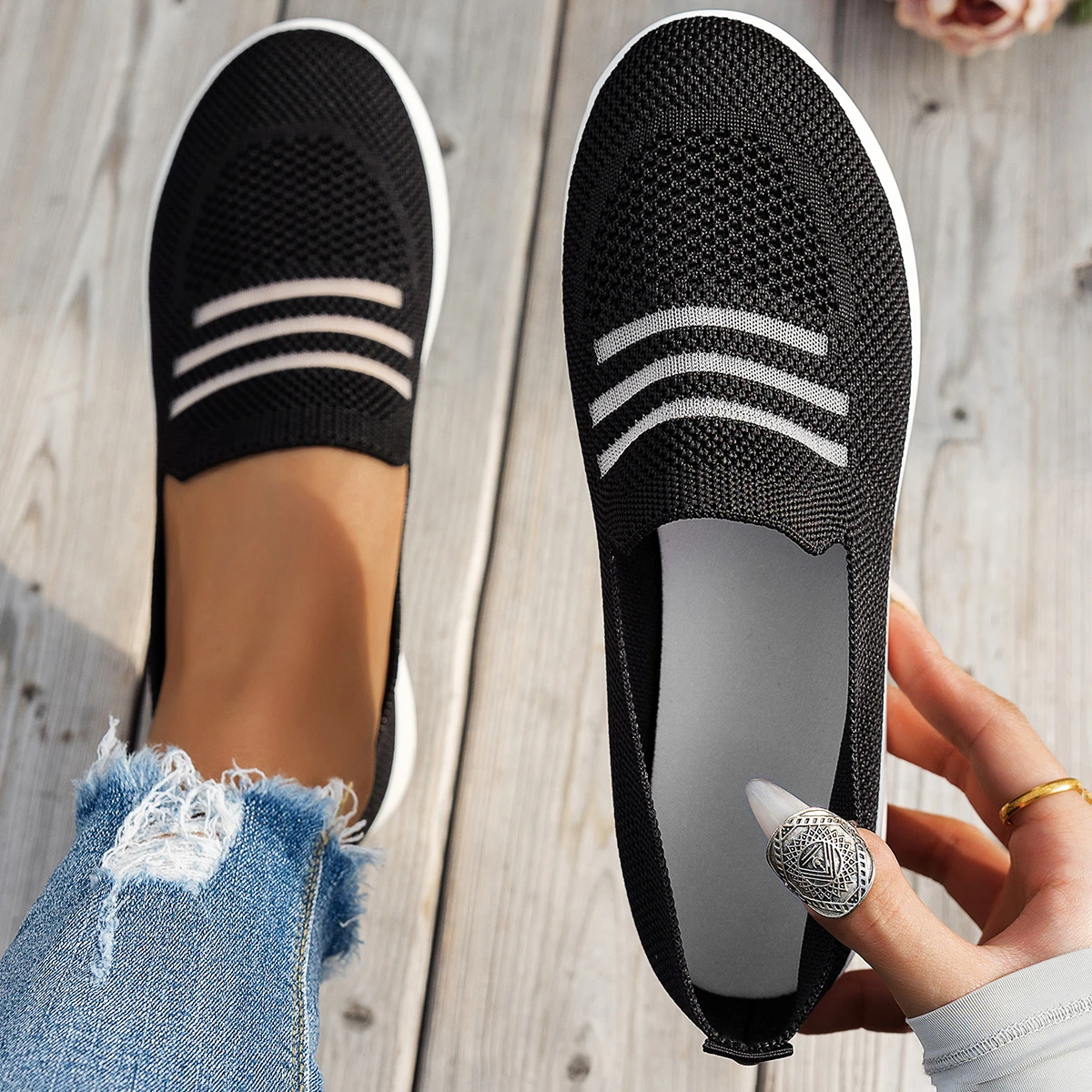 

New Style Fashion Women's Summer Breathable Mesh Flat Shoes Women's Shoes Casual Sneakers Shoes Zapatos Mujer