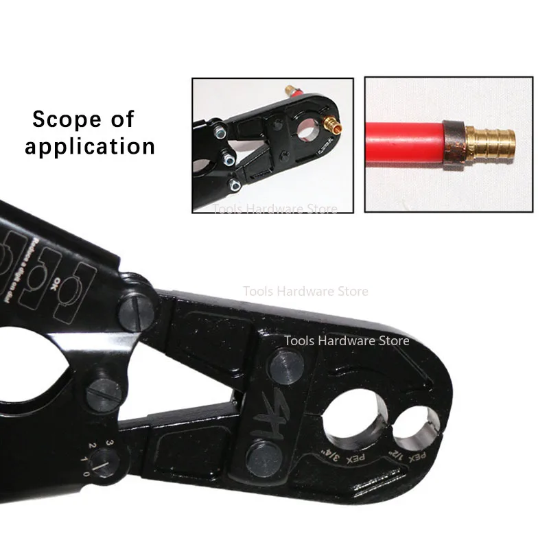 Pex Manual Pipe Joint Crimping Tool Copper Ring Clamping Pliers Set Mechanical Pressing Pliers Accessories