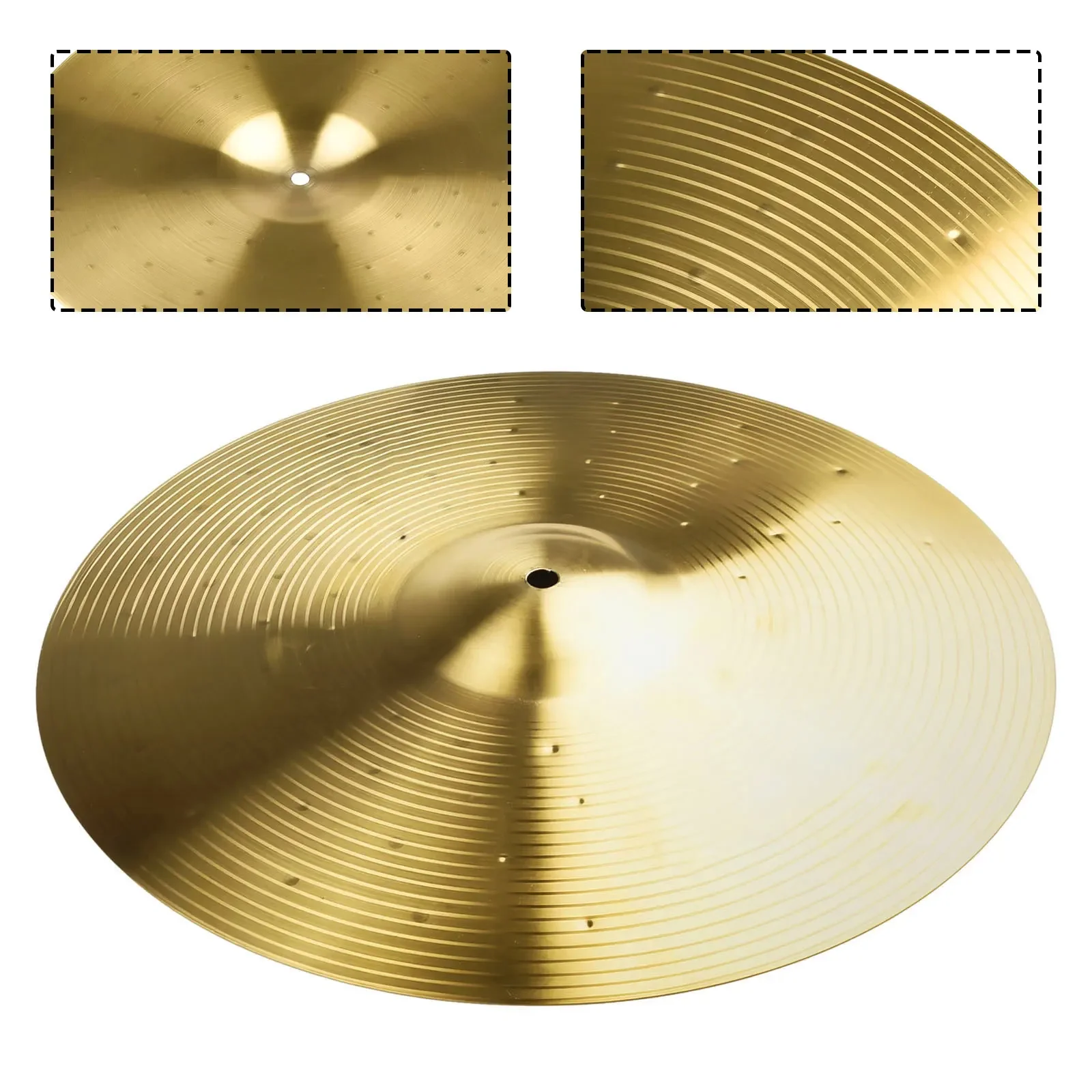 14\'\'// 16\'\'// Brass Drum Brass Cymbals Percussion Splash Crash Hi-Hat Jazz Drum Cymbal Musical Instrument Parts Drum Set Cymbal