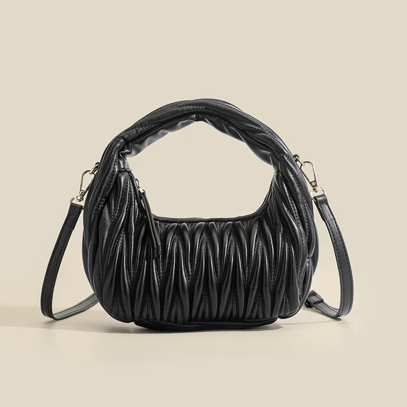

2025 New Korean-style Multi-purpose Fashion Handbag with PU Leather Lady Banquet Bag Women's Popular Shoulder Bag At The Elbow