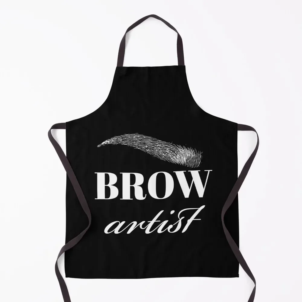 

Brow Artist Cosmetologist Gift Apron women's kitchens Barista Kitchen Things For Home Apron