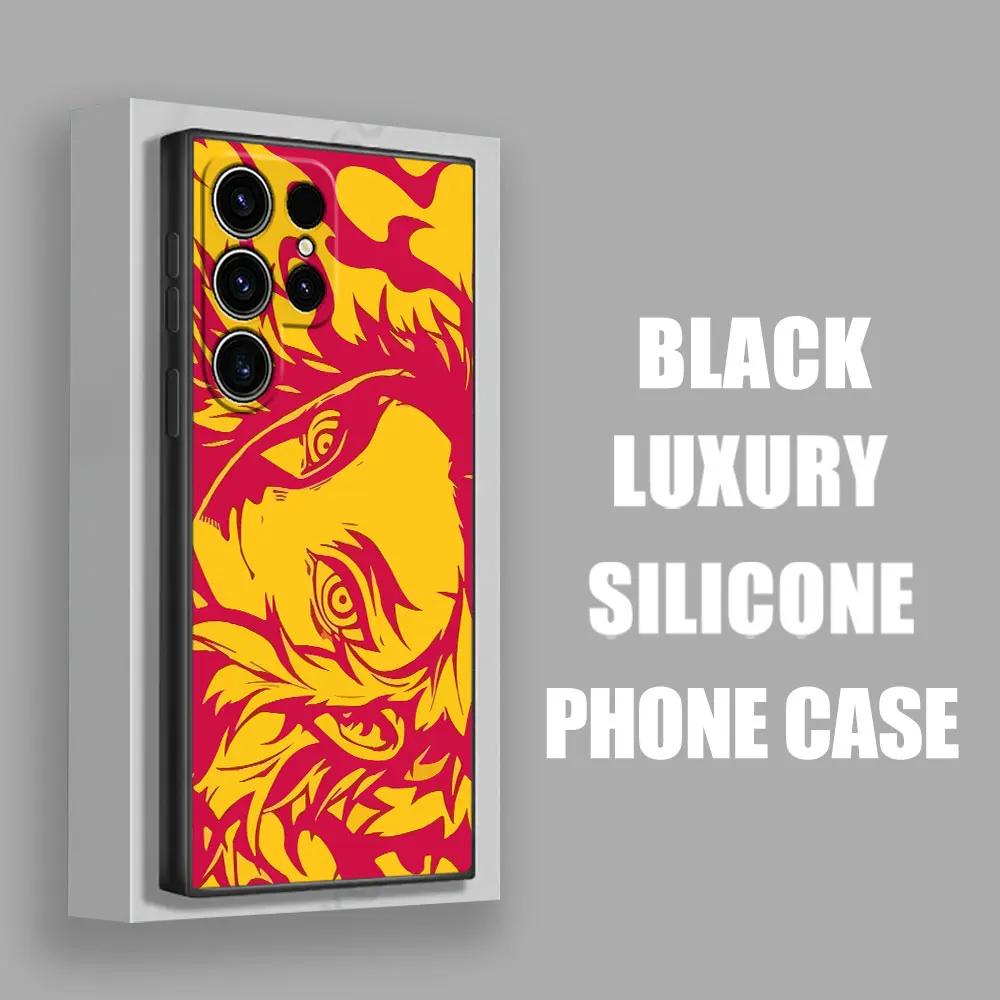 Demon-Slayer Anime Phone Case For Samsung Galaxy S24 Ultra Case S23 S21 S20 FE S22 9 S24 Plus 5G Note 20 Ultra 10 Silicone Cover image 3