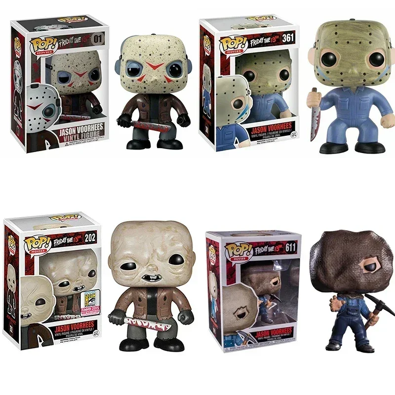 FUNKO POP Friday Movie Vinyl Figure #01 #361 #611 #202 Jason the 13th Voorhees Collection Action Figure Toys Gifts for Children