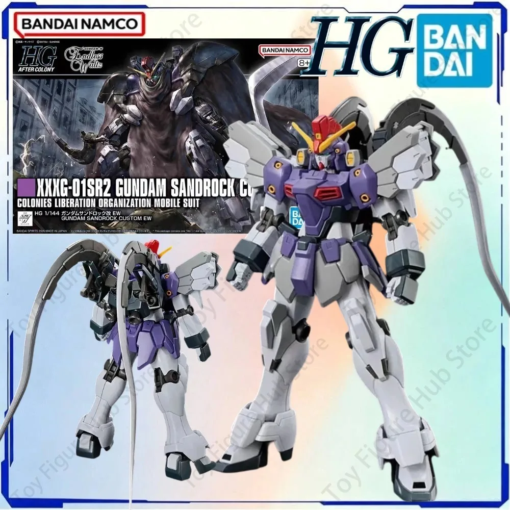 bandai-oficial-genuine-in-stock-gundam-model-kit-figures-hgac-sandrock-custom-ew-action-anime-model-toy-original-box-gifts
