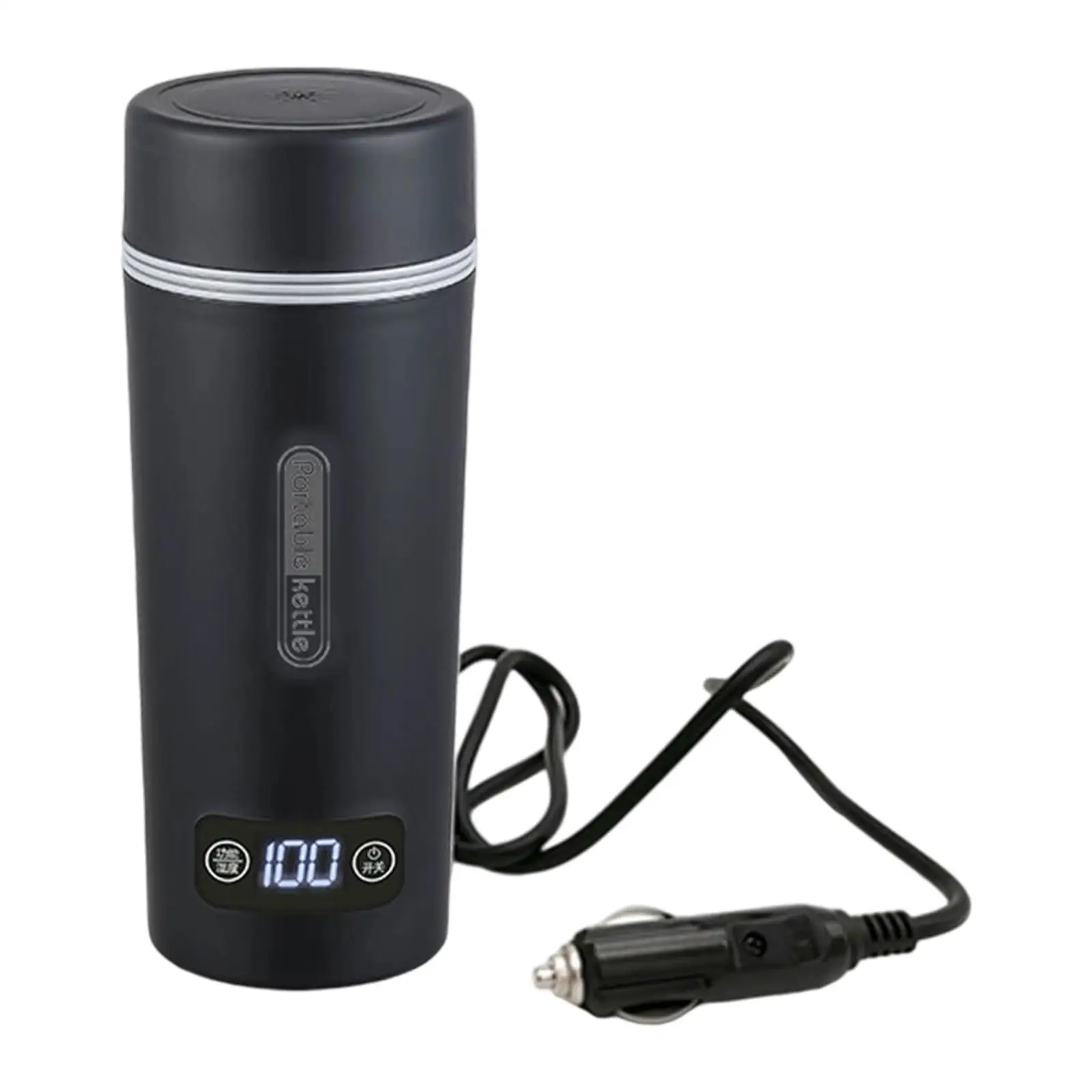 Car Kettle Coffee Practical Car Heating Cup for Commuting Outdoor Road Trips