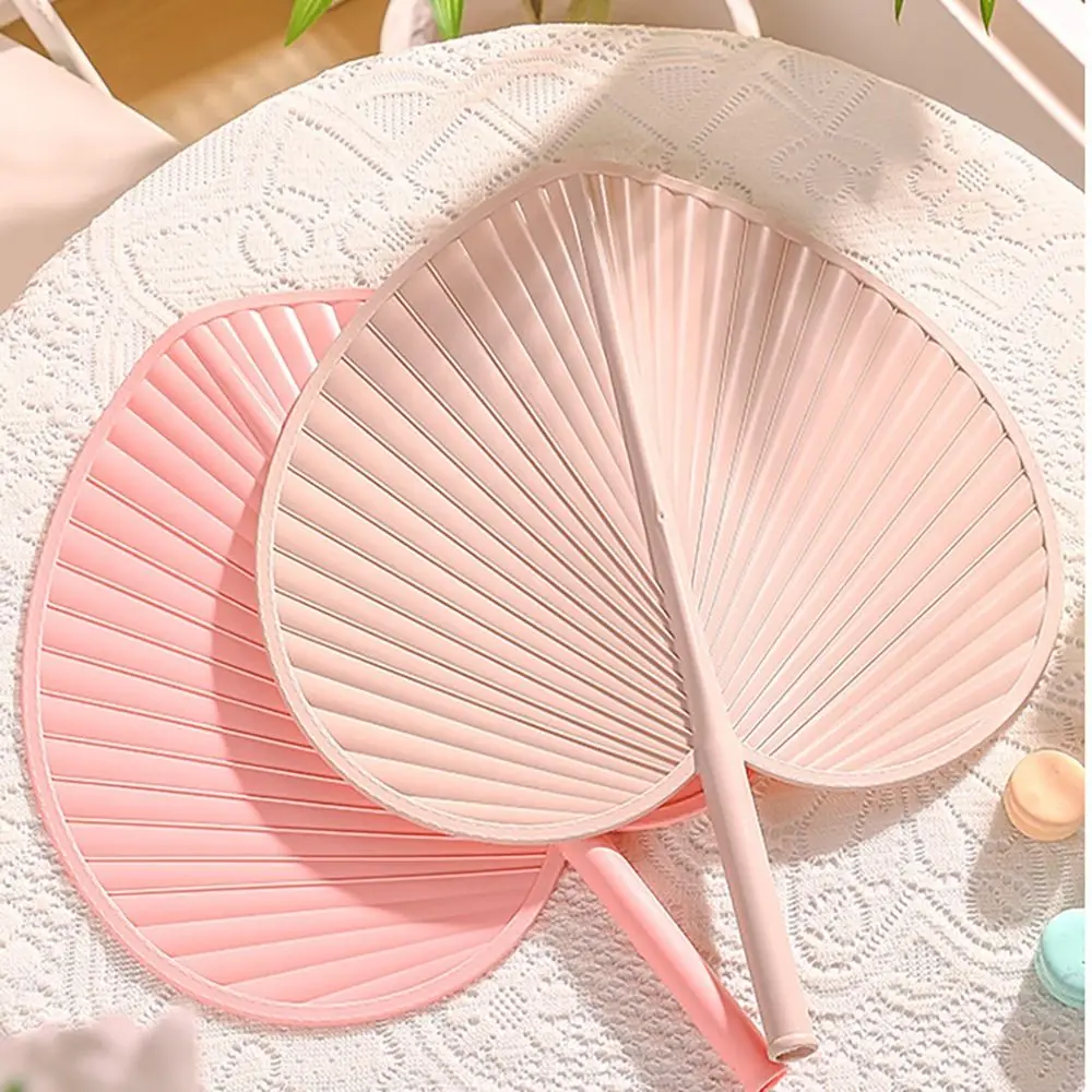 Enlarged Plastic Hand Crank Large Bushel Fan Thickened Anti-Breakage Fan Summer Fan Photo Props