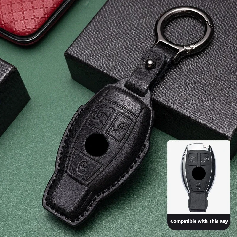 For C260L GLA GLC300L GLE E300L A200L Car Key Cover Key Holder Protective Shell Auto Key Bag Accessories