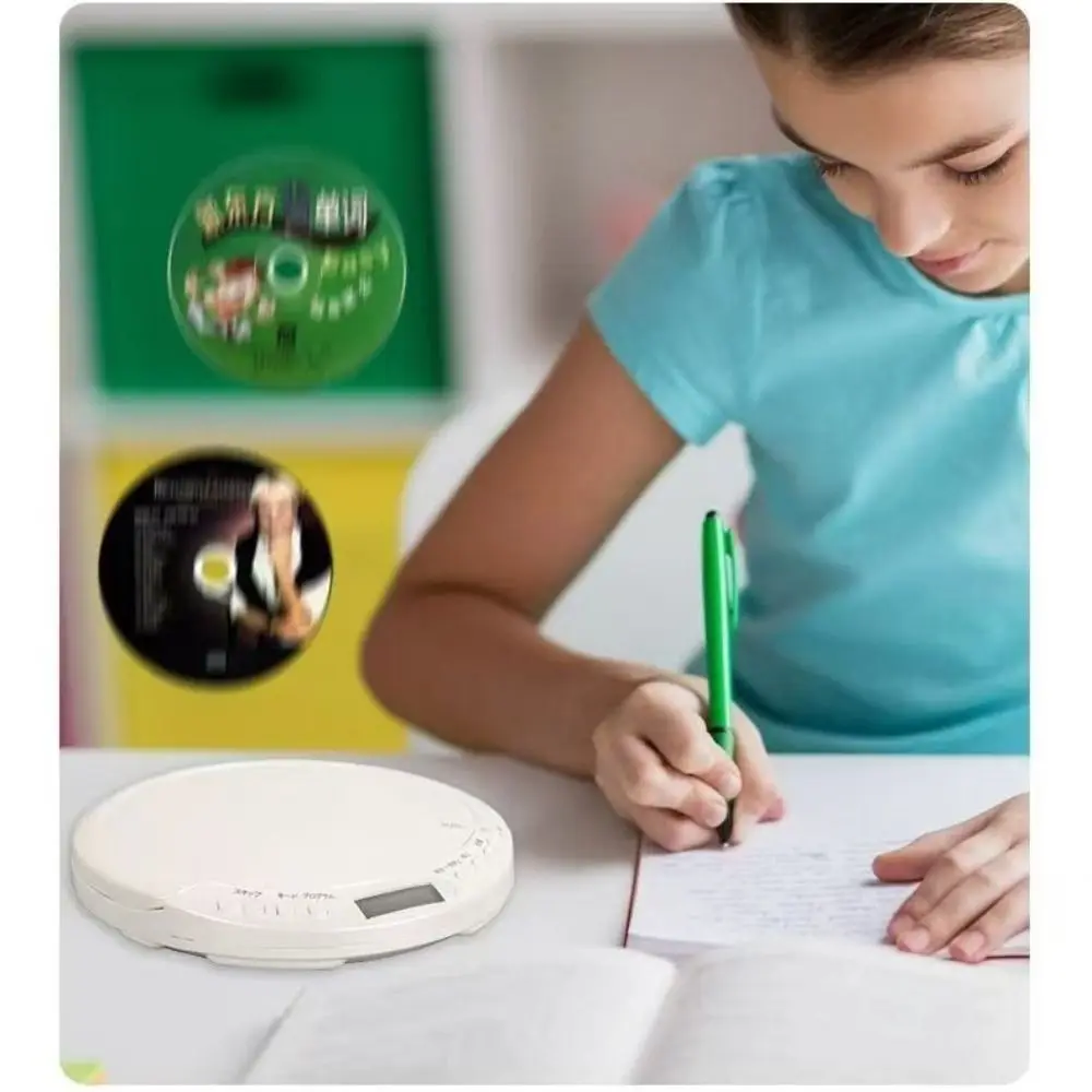 

Портативный CD-плеер с ЖК-экраном, высококачественным звуком, USB-портом, функцией повтора, стереоплеер