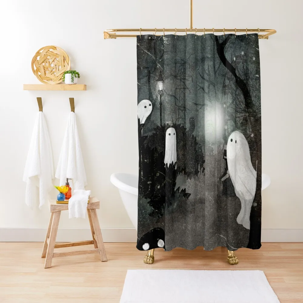 

Twilight ghosts Shower Curtain Curtain For Bath Bathroom Curtain Shower Curtain Set