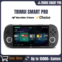 Trimui Smart Pro Retro Handheld Game Console Hot 4.96''IPS Screen Joystick Linux System RGB Lighting Smartpro Video Game Player