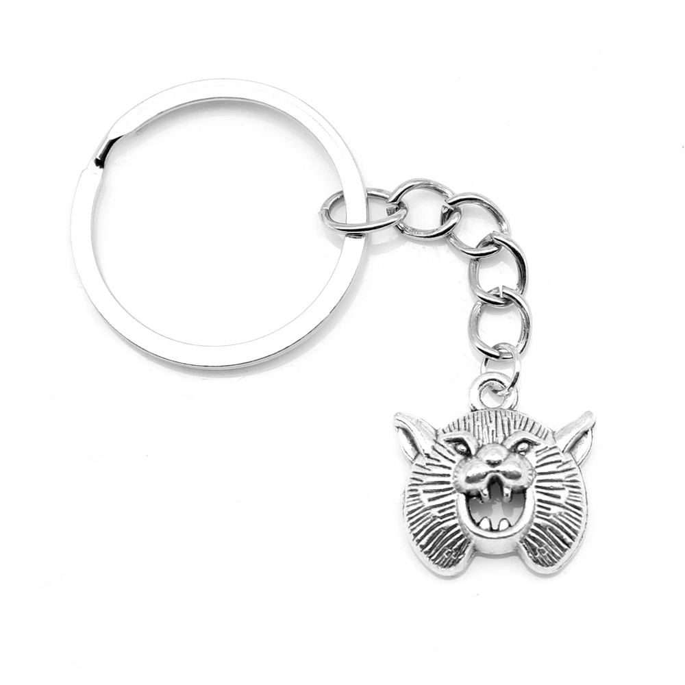 1 Piece Bear Head Key Chain Women Women Jewelry 19x20mm