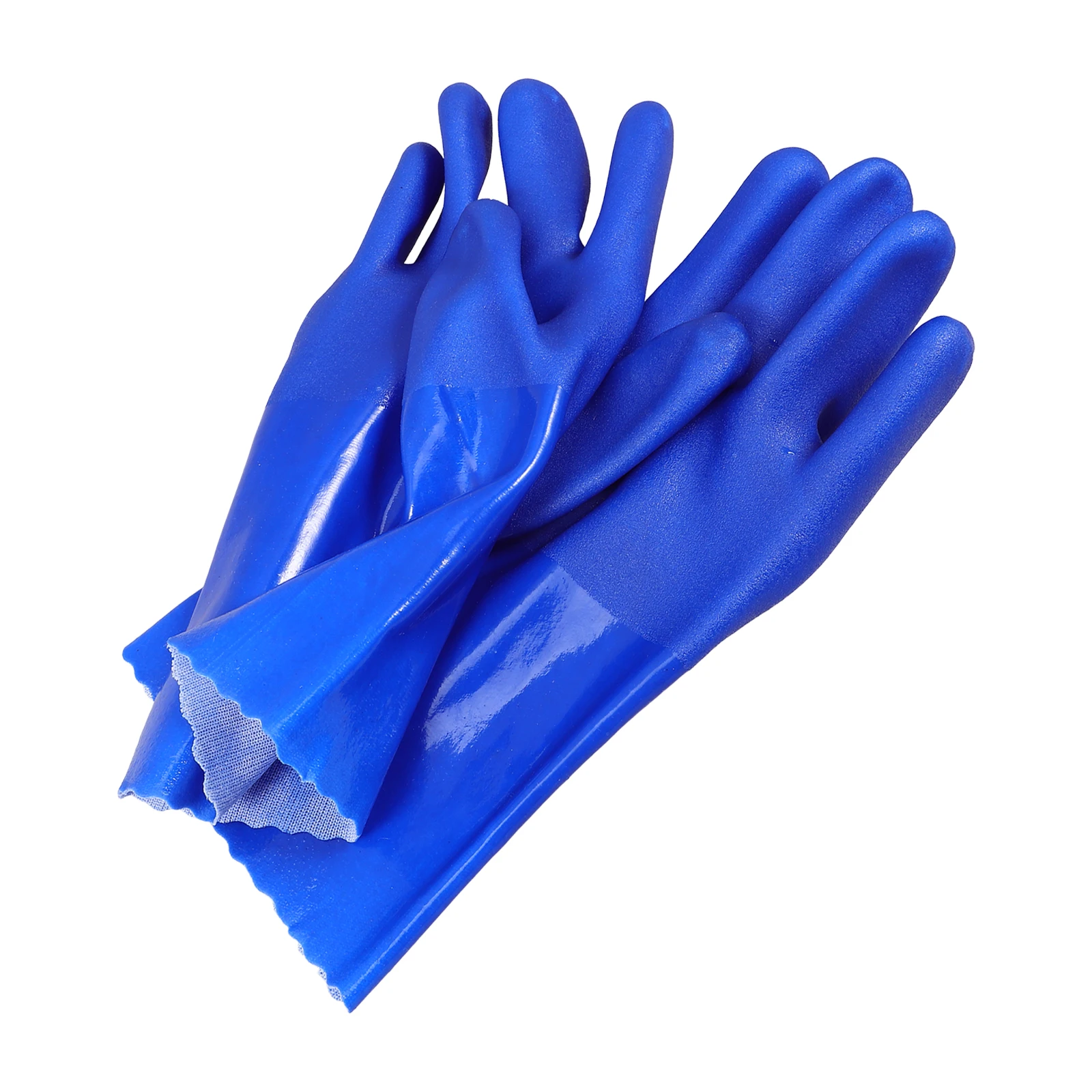 

1 Pair Splashproof Mens Work Gloves Thickened Slip Resistant Protective Outdoor Gloves For Oil Acid Alkali Water