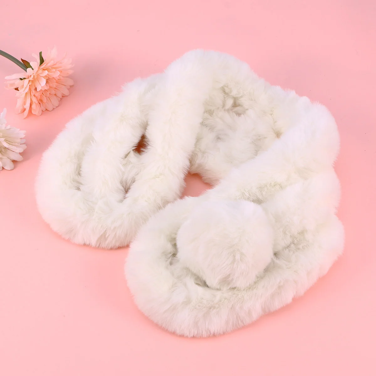 

Warm Faux Scarf Winter Winter Scarf Women Shawl For Women Lightweight Soft Wrap Shawl Scarves For Travel Party Rose Red