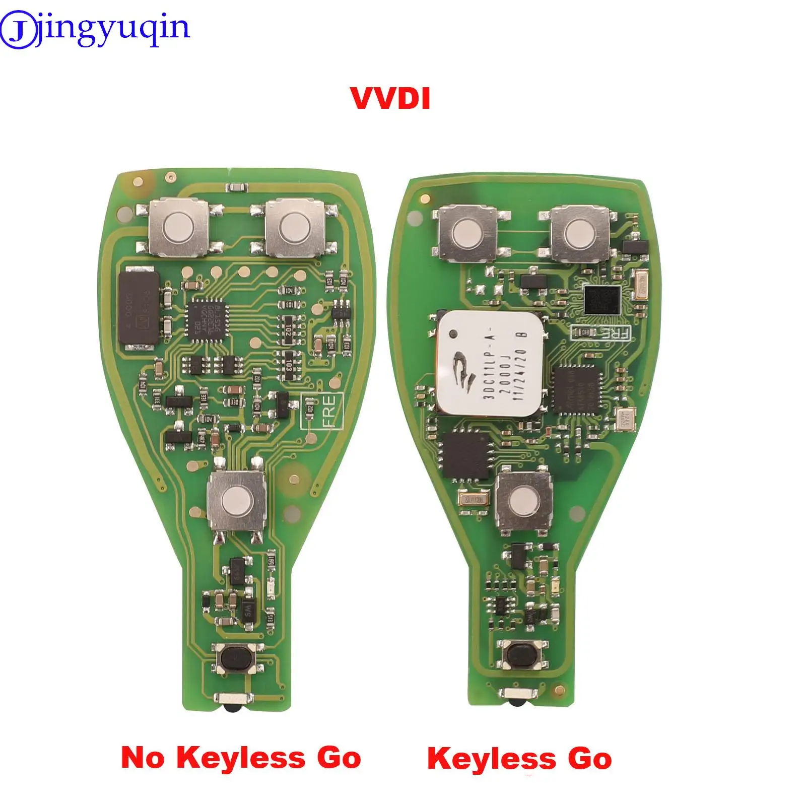 

XHORSE jingyuqin Smart Key Shell Board 3/4 Buttons For Mercedes Benz Assembling With VVDI BE Key Pro Improved Version Perfectly