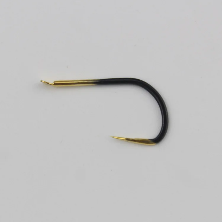 Black Gold New Kanto Fish Hook No Barb Black Pit Athletic Tilapia Carp Fish Hook Big Object Hook Fishing Hook