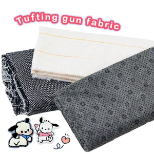 5MX1M Tufting非スリップバッキングファブリックカットパイルラグ用の大きな僧k布 6ベストセールスホワイトブロケードファブリック-4