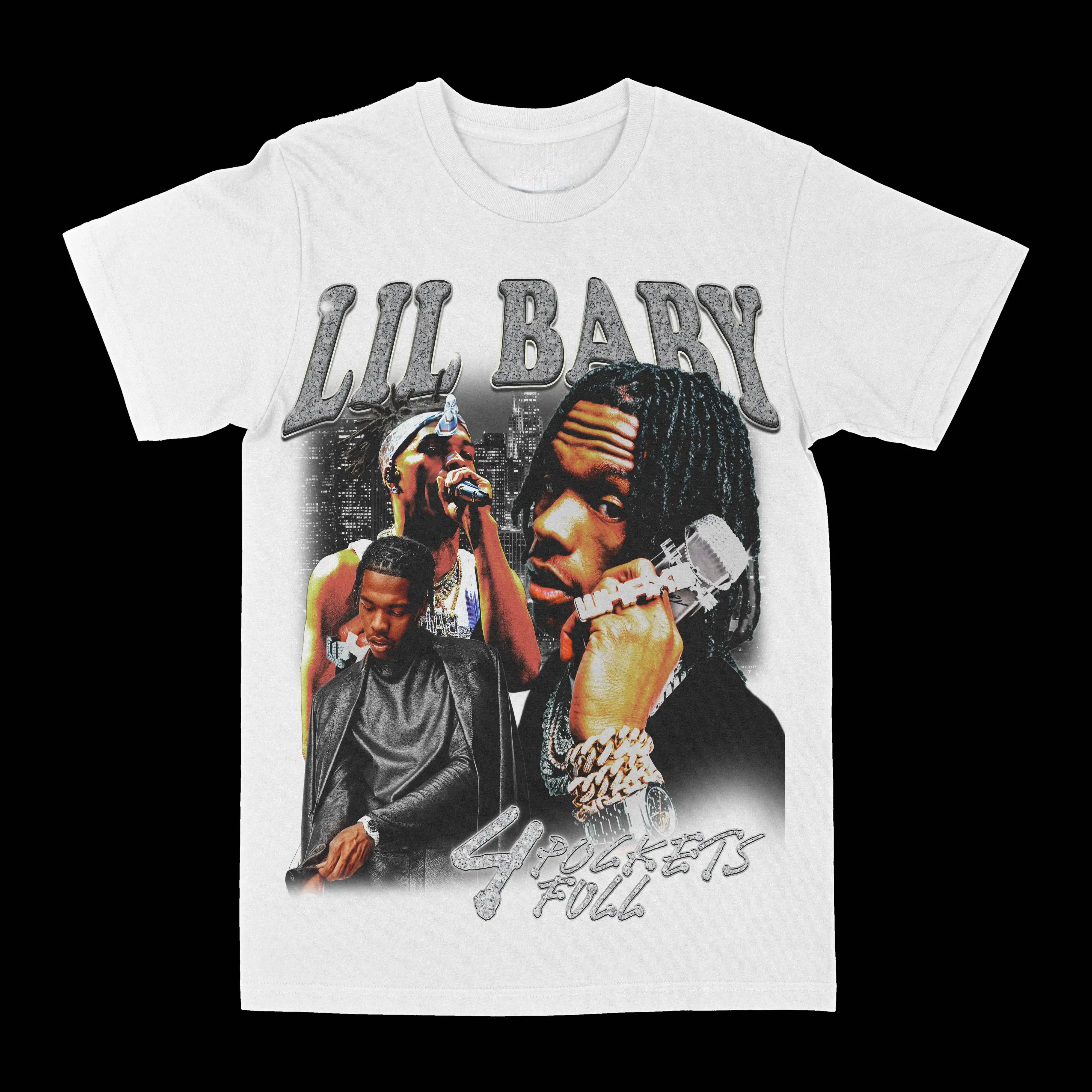 ليل بيبي تيشيرت صيفي للرجال جرافيك تي شيرت بلايز ملابس رجالية قطن تي شيرت رجالي قمصان جديدة وتي شيرت Y2K كبير الحجم عالي