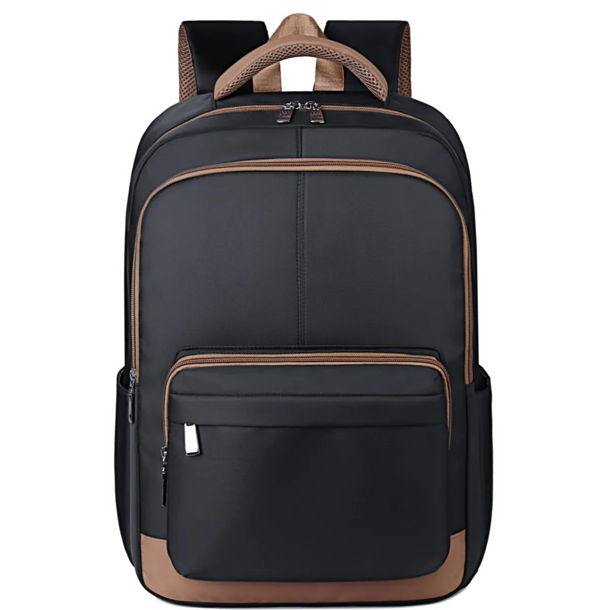 New solid color fashion simple backpack trend large capacity leisure travel junior high school student schoolbag