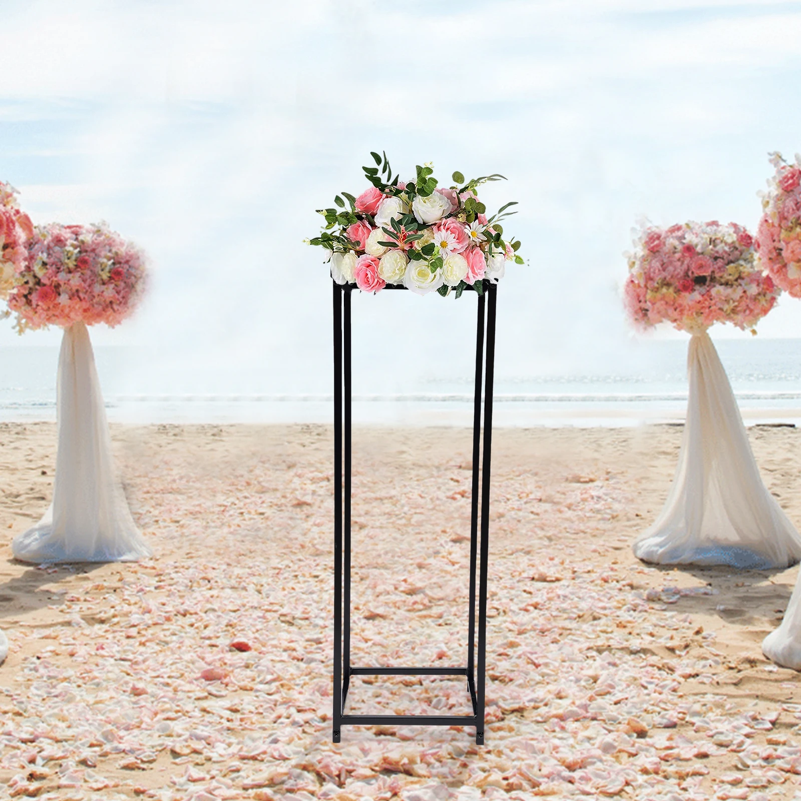 

Durable Iron Flower Stand: Elegant Design for Weddings, Parties, Home and Commercial Decoration, Adds Beauty Anywhere