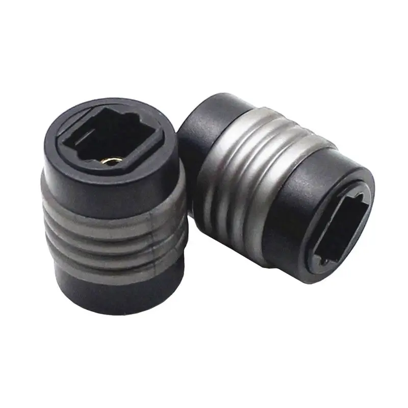 ABUO 2Pcs Fiber Optic Adapter Optical Female to Female Extender Extension Coupler for DVD Speaker Audio