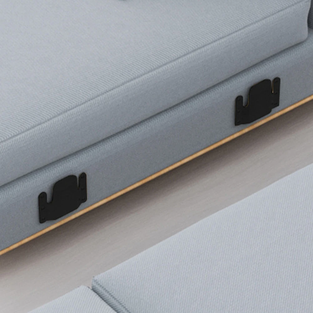 

4 Pcs Buckle Heavy Duty Sectional Couch Connector Iron Material Easy Install Furniture Accessories Sofa Supplies Practical