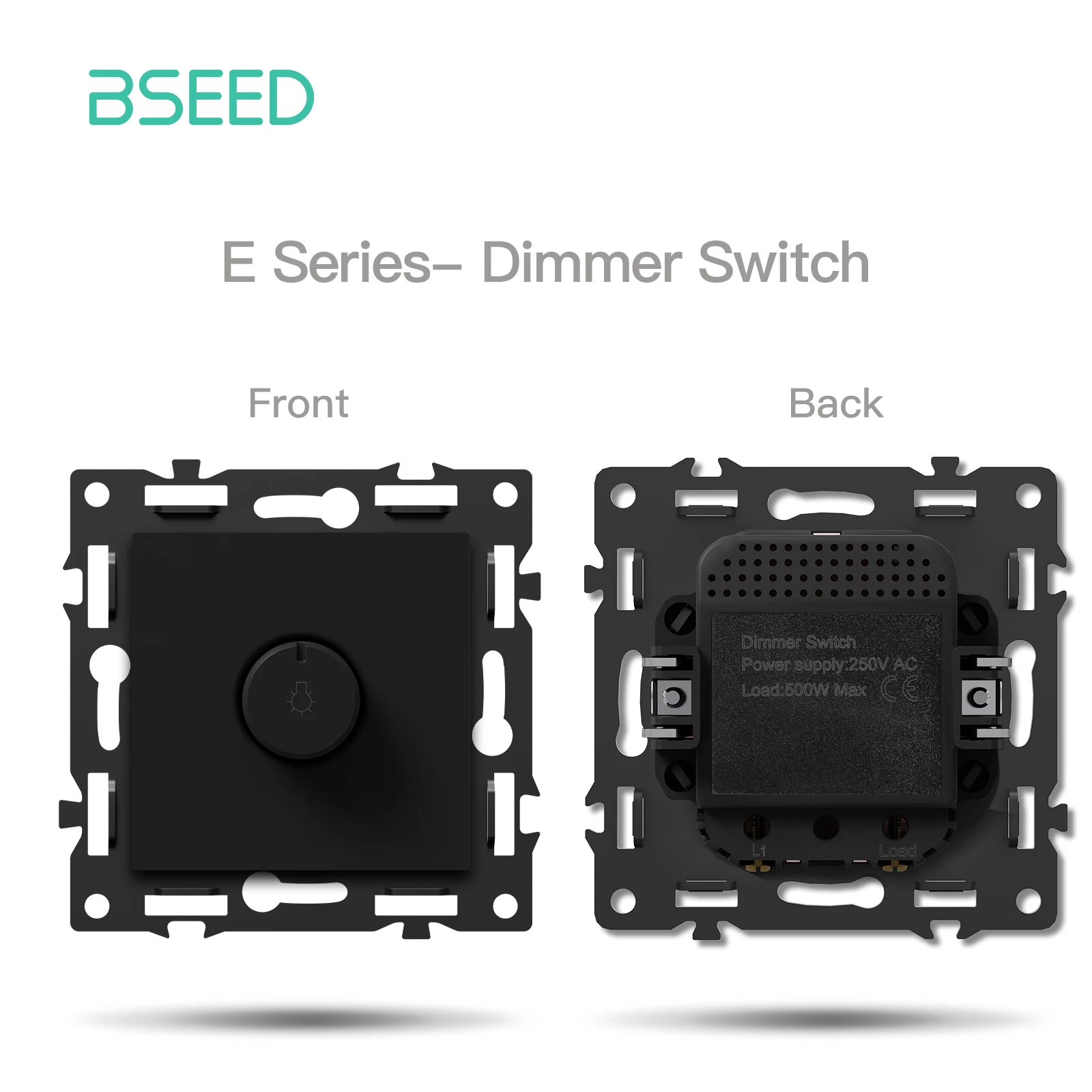 BSEED Wandknopschakelaar 1/2Gang Deel 65W Stopcontact Module Deel Internet TV Telefoonaansluiting Glazen Frame DIY Functie Deel