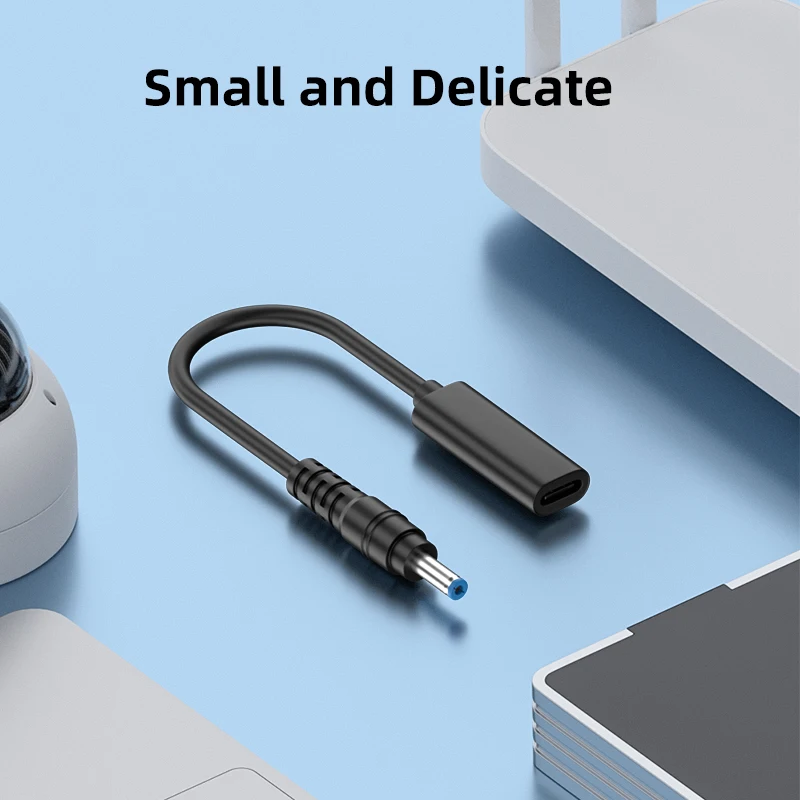 Laptop Dc Power Supply Adapter Connector Cable Cord USB Type C PD Female to Universal Male Plug Converter for Lenovo Hp Asus