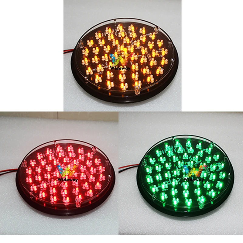 Goedkope verkeerslamp van 200 mm, drie kleuren LED-flitser