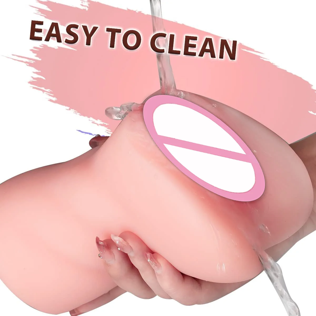 3D Flesh The Light Male Masturbation Artificial Vagina Ass mouth Silicone 3 In 1 Adult Sex Toy Sex Doll For Man Pocket Pussy Ass view 5
