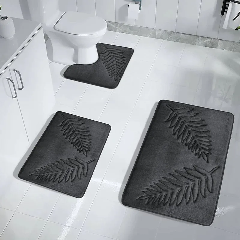 Ultra Soft Plush Non-Slip Memory Foam Bath Mat