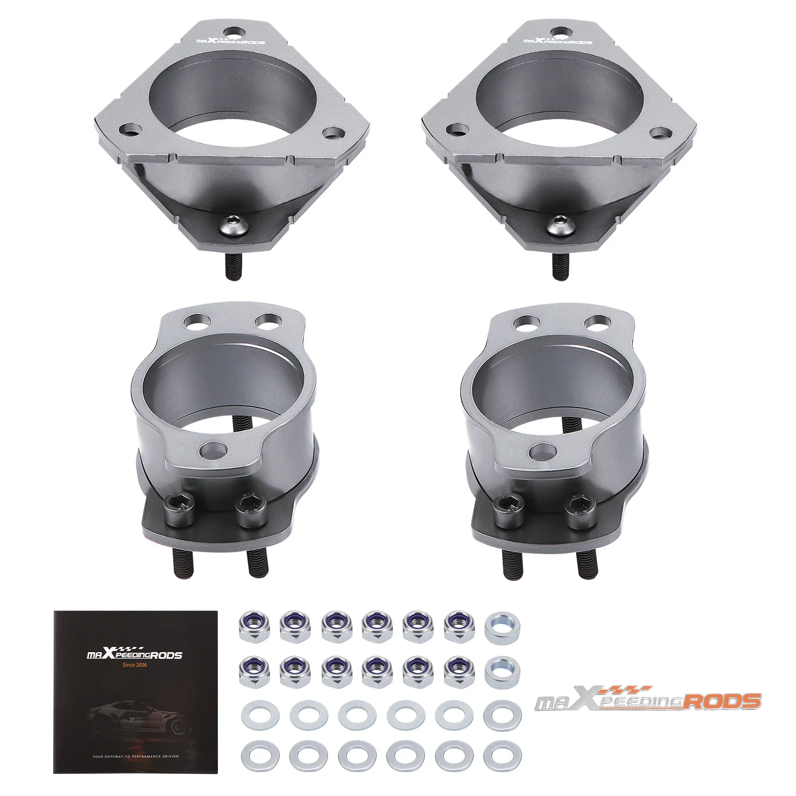 

3" Front & 2" Rear Leveling lift Kit For Ford Explorer 2006-10 Steel 3" Front 2" Rear Lift Kit For Ford Explorer 2WD 4WD 2006-10